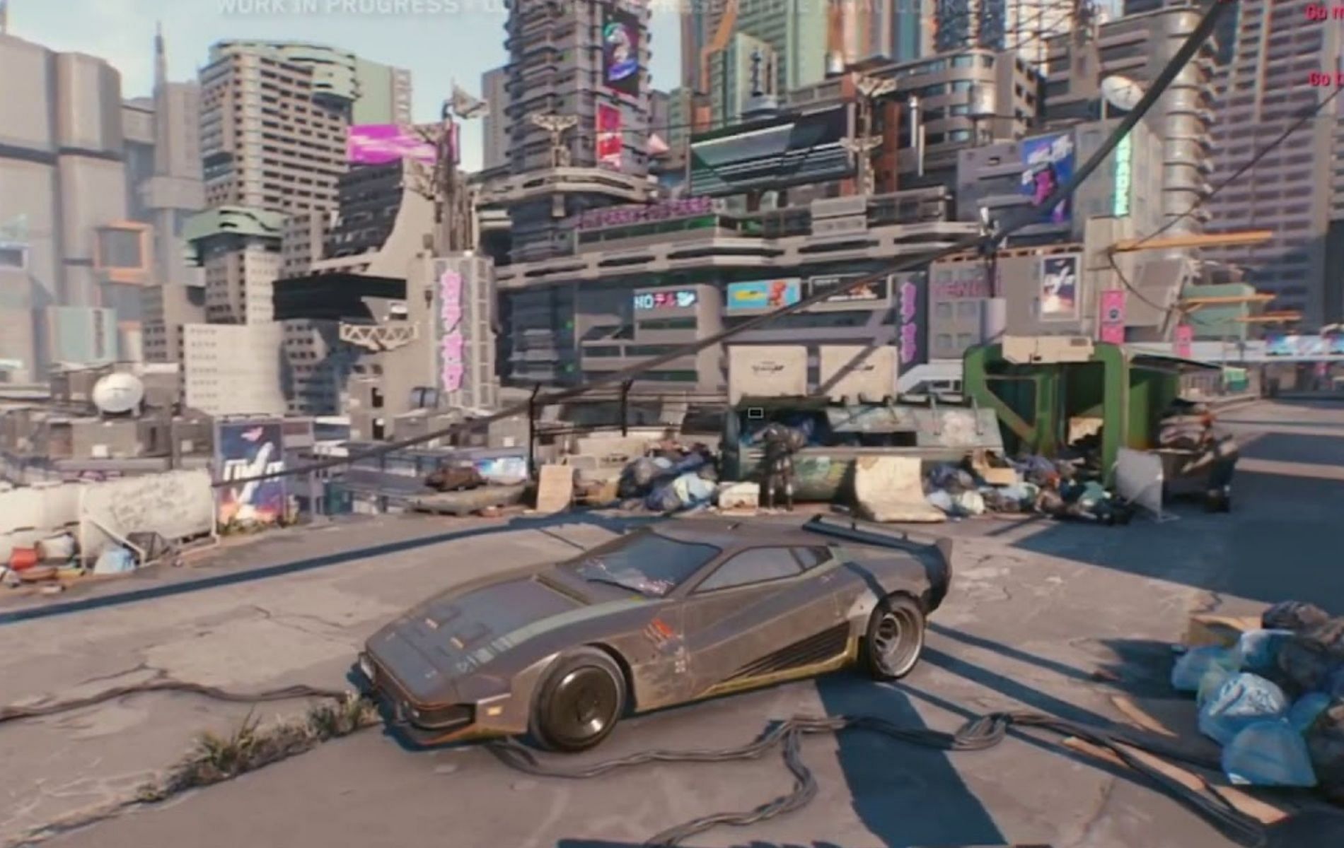 Car Type will influence Burn Out Mode Effect (image via cyberpunk 2077 Phantom Liberty)